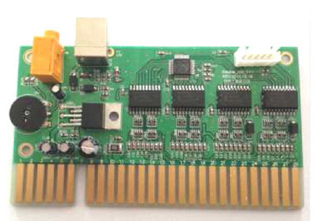 USB to JAMMA Converter Board, Emulates Gamepad, Interface to 2 USB PC Joystick Jamma / Mame