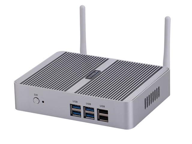 HUNSN Fanless Mini PC, Desktop Computer, HTPC, Kodi Box, Intel Core I3 4020Y, Windows 10 Pro/Linux Ubuntu, BM03, AC WiFi2.4+5Ghz/BT4.0/VGA/HDMI/4USB3.0/2USB2.0/LAN, (4G RAM/64G SSD)