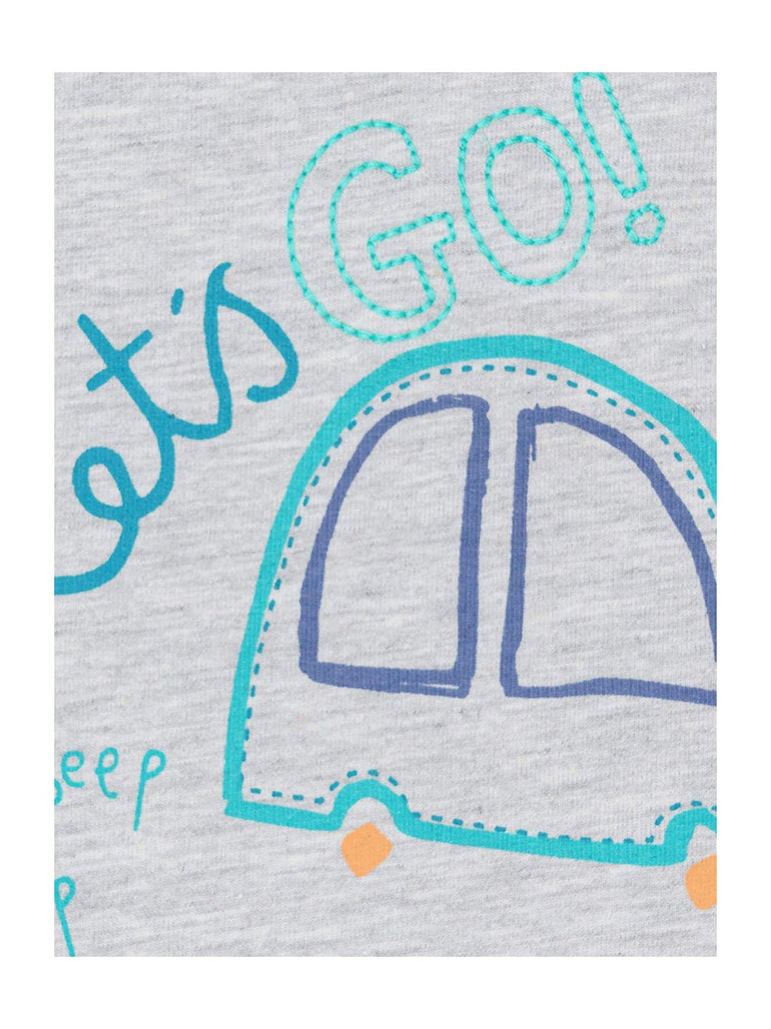 H by Hamleys Infants Boys Grey Printed Full Sleeves Sweatshirt