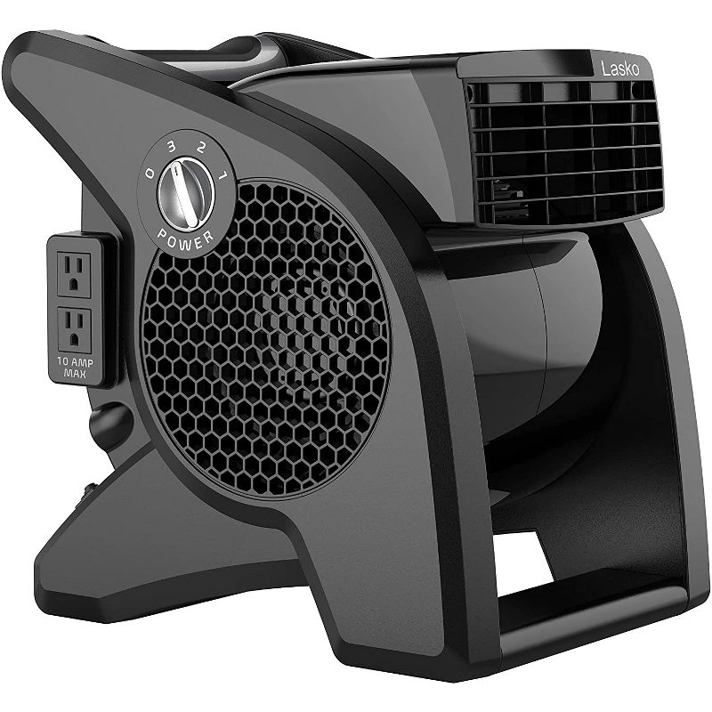 Lasko U15617 Pro Performance 3 Speed Pivoting Home Garage Utility Floor Drying Fan