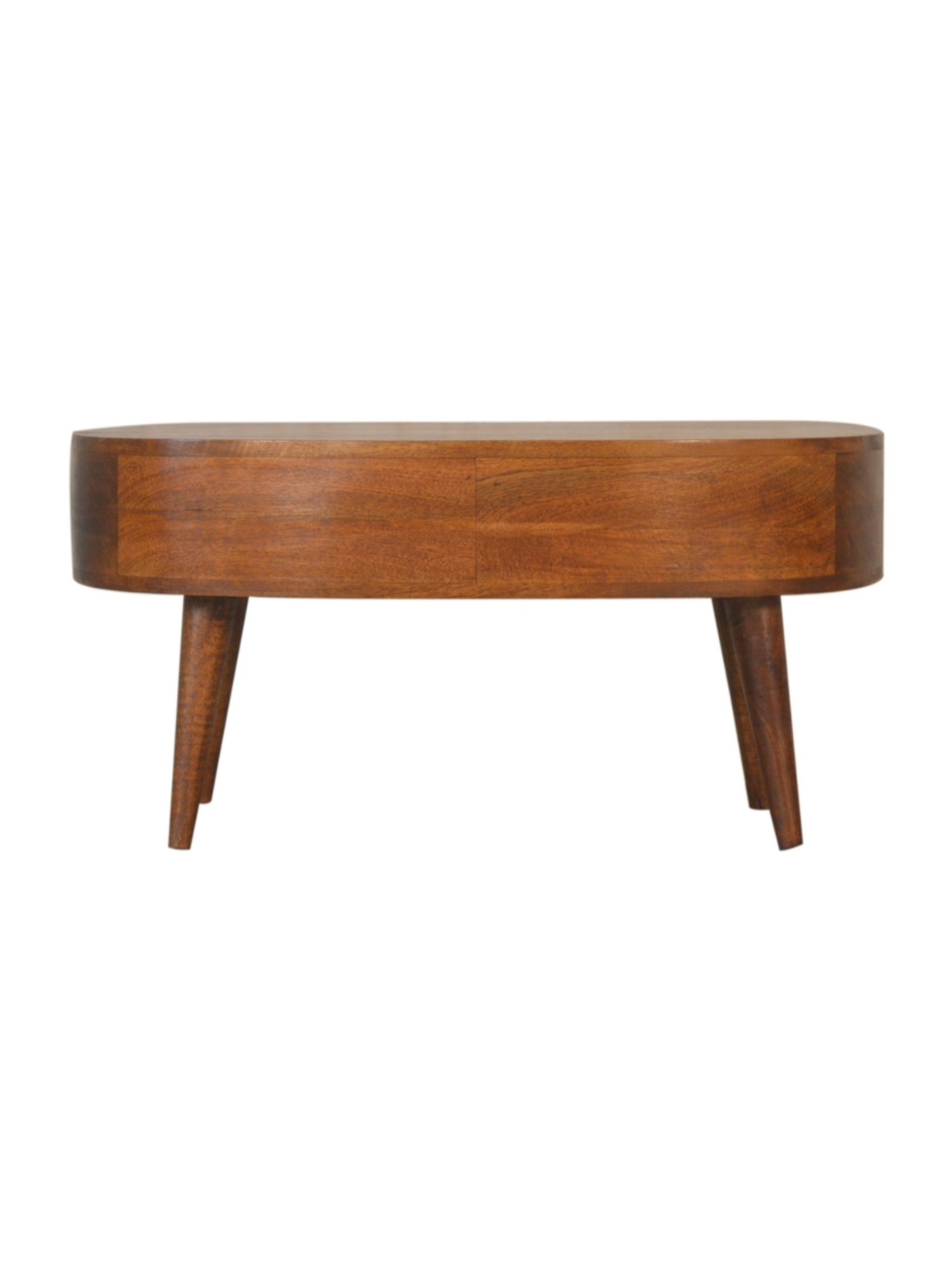 Artisan Furniture Chestnut Wave Brown Wood Coffee Table