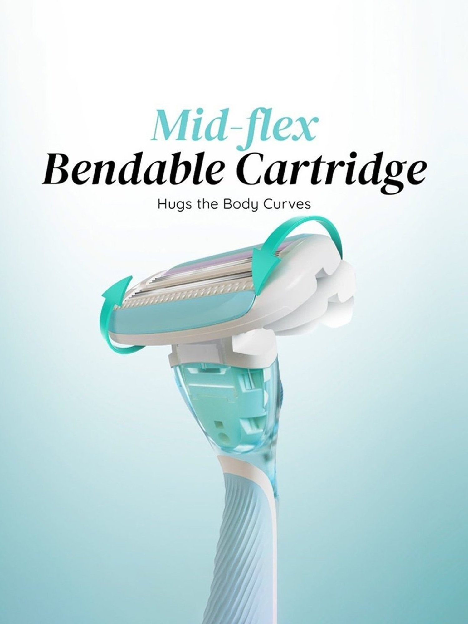 LetsShave Evior 6 Shaver for Women (White/Pink)