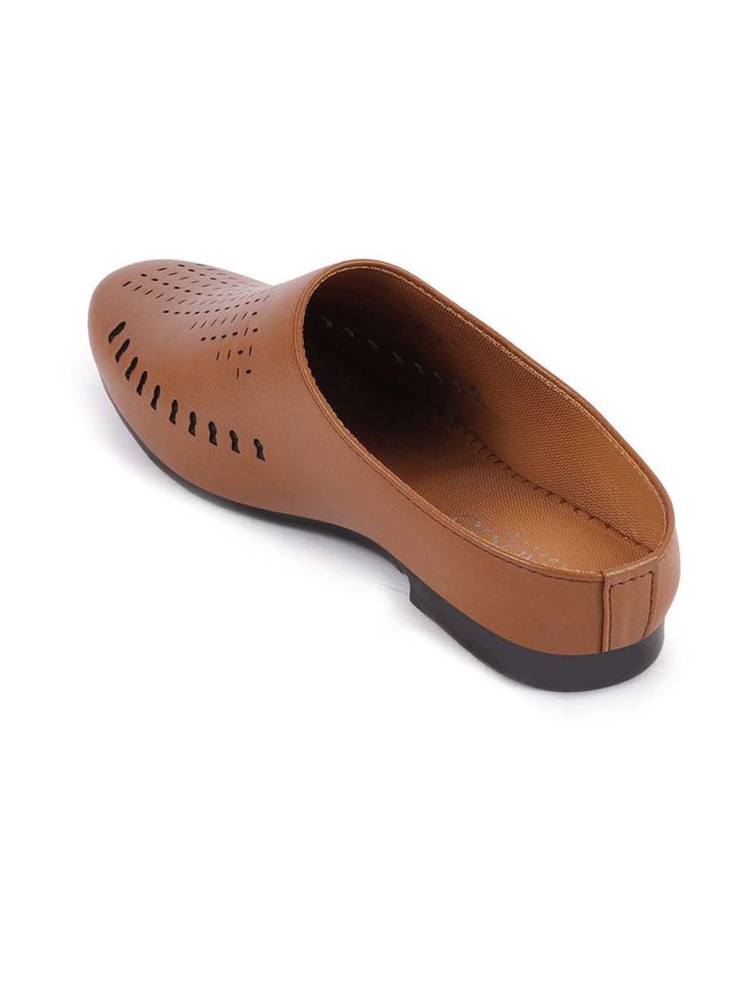 Fausto Men's Tan Mule Shoes