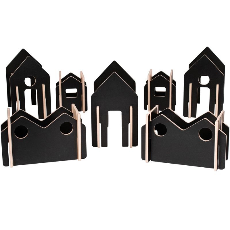 Childcraft Corrugated Building Blocks, Various Sizes, Primary Colors, set of 84