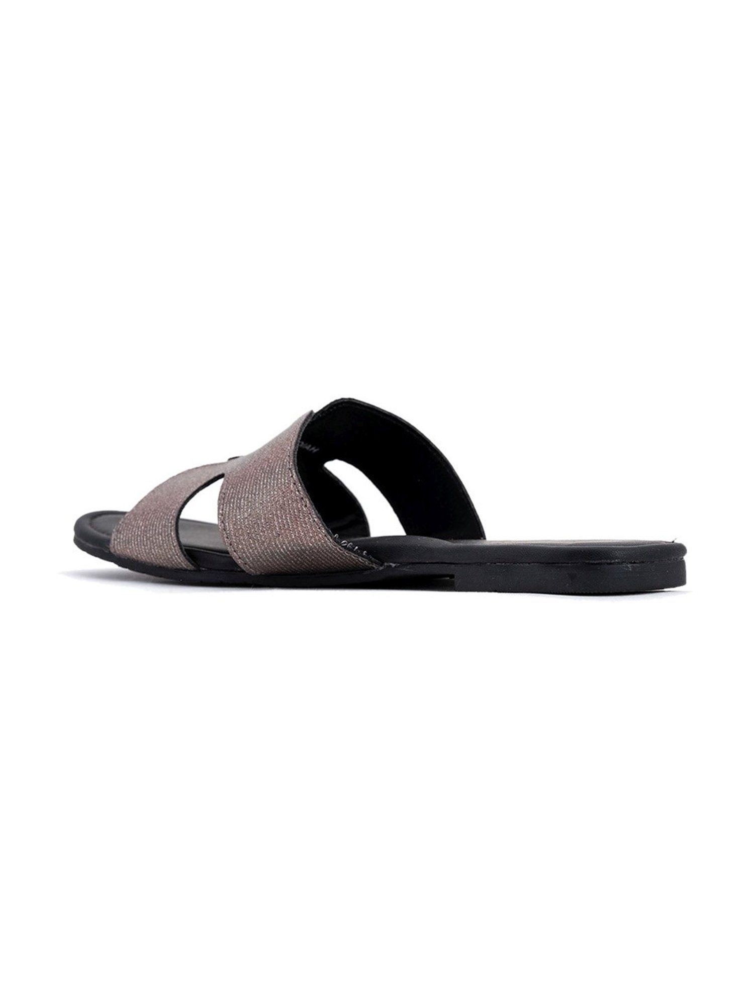 Cleo by Khadims Women's Grey Casual Sandals