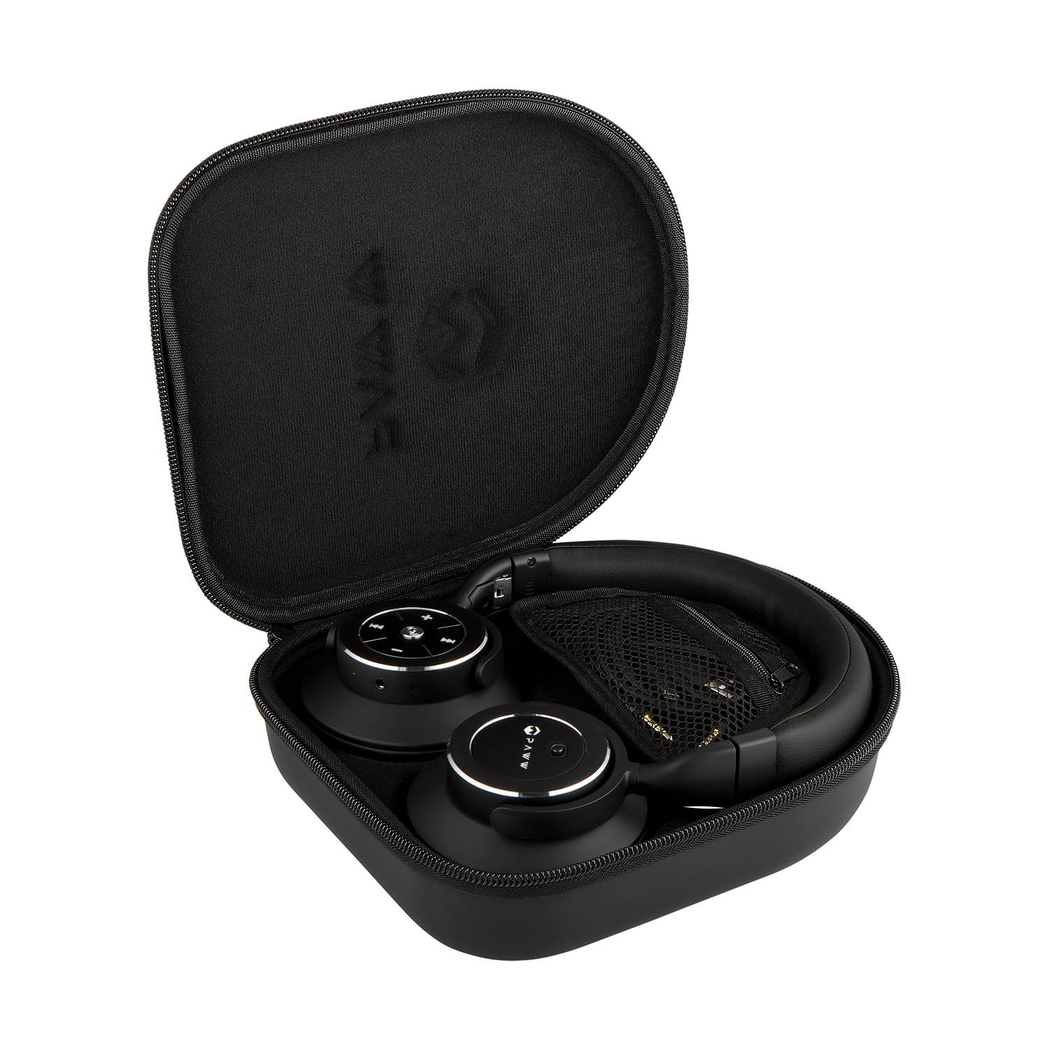 Paww WaveSound 3 Bluetooth Headphones &ndash; Active Noise Cancelling Headphones with Airplane Adapter, Charging Cable & Carrying Case &ndash; Foldable Travel Headphones/Over-Ear Headphones