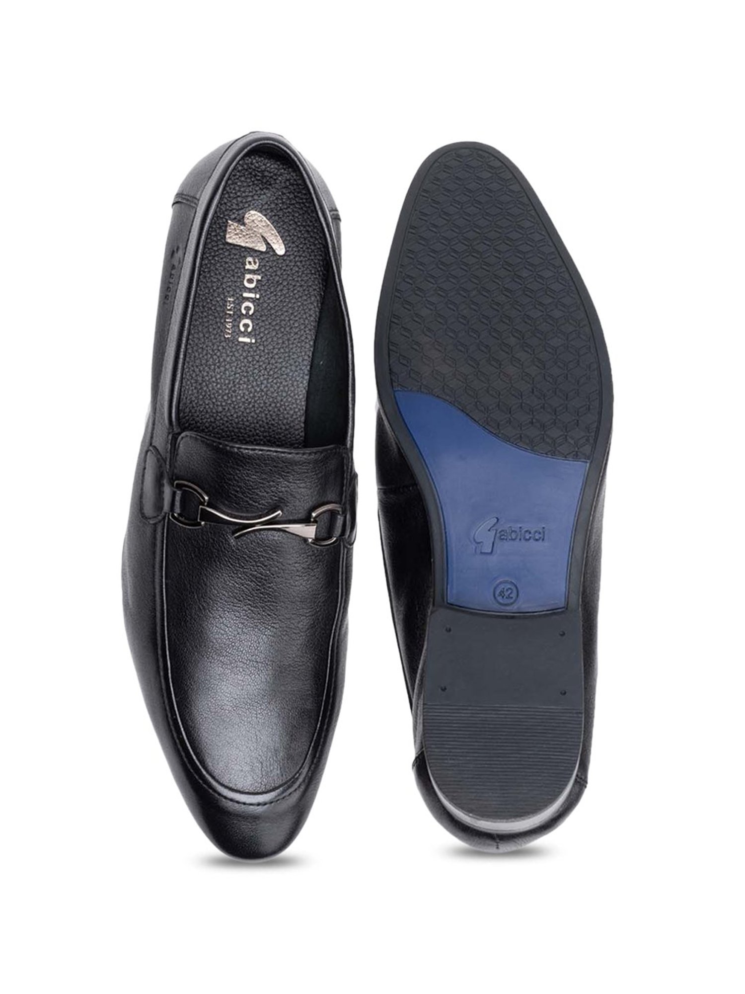 Gabicci Men's Moss Black Loafers