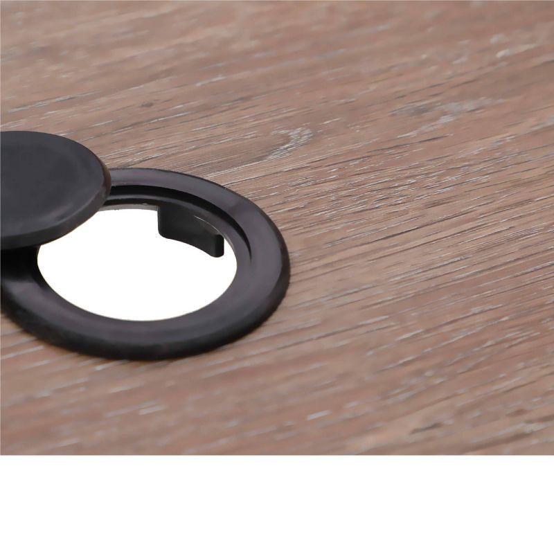 5pc Patio Table & Metal Chairs with Diamondback Design - Captiva Designs