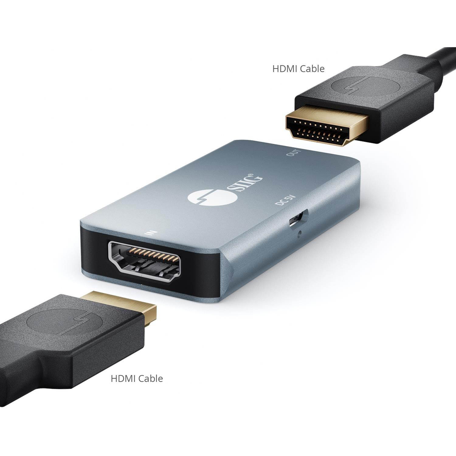 SIIG HDMI 2.0 4K HDR Repeater CEH24K11S1