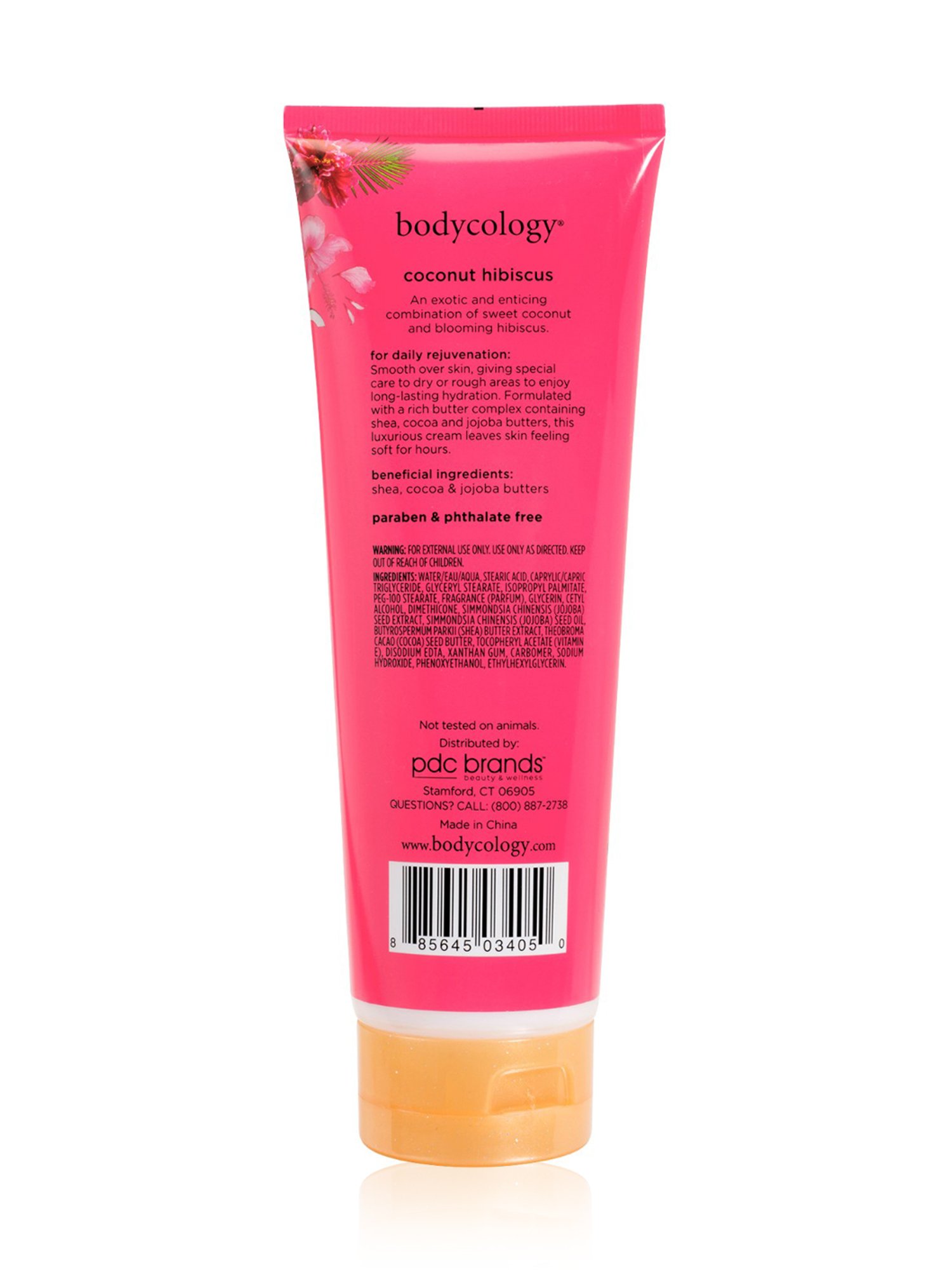 Bodycology Coconut Hibiscus Body Cream - 227 gm