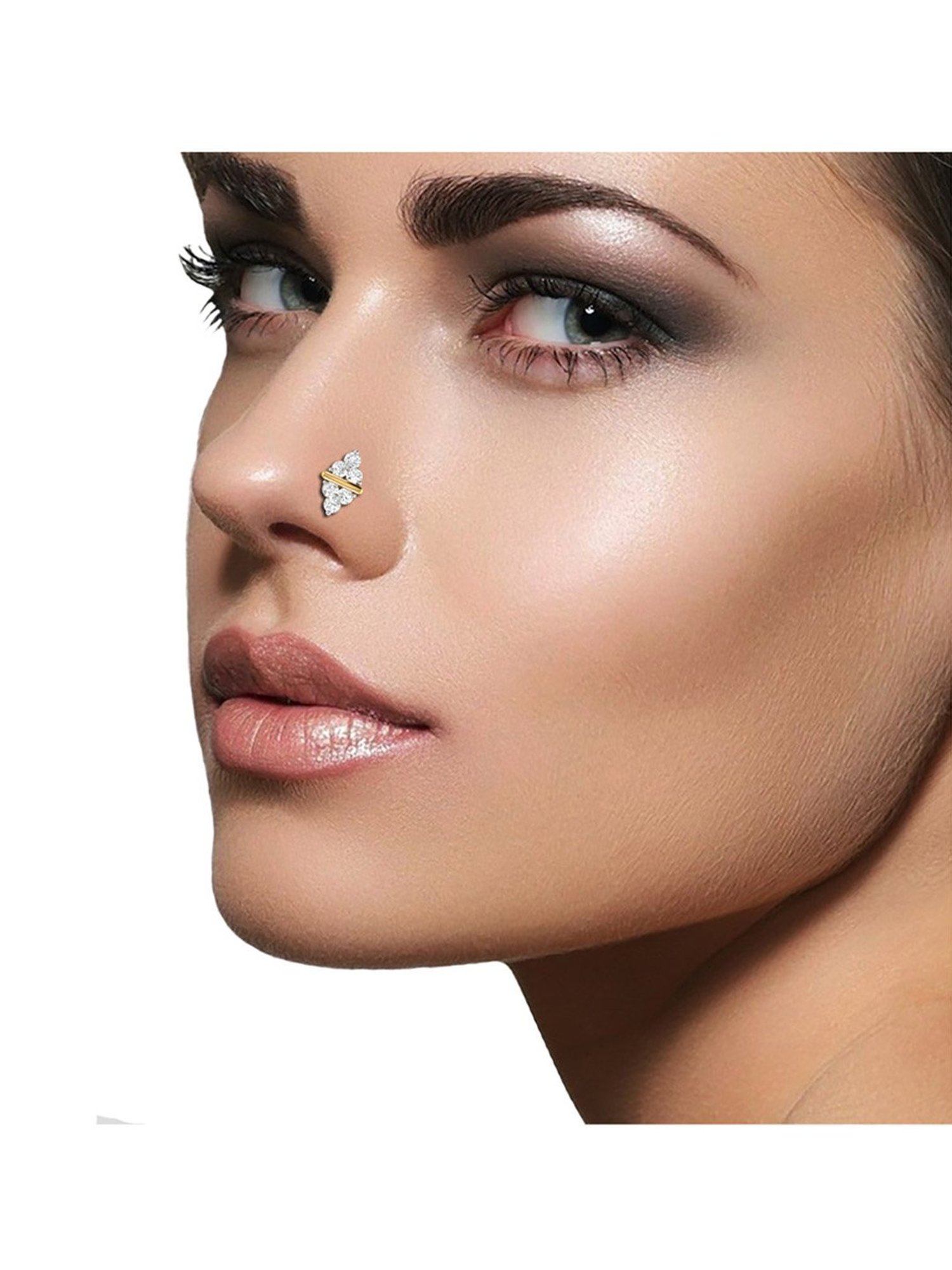 PC Jeweller Ilima 18k Gold Nosepin for Women