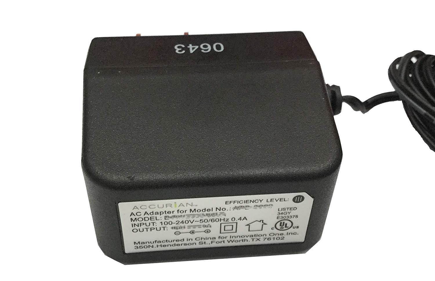 UpBright [UL Listed] 9V AC/DC Adapter For Sennheiser RS 120 116 110 126 II 130 TR-140 HDR-120 HDR165 Headphones NT9-3A (US) UD-0902B NT9-3AW RS175 RS 185 RS 165 RS 195 Set 840 TR840 NT-RS100 BD090020D