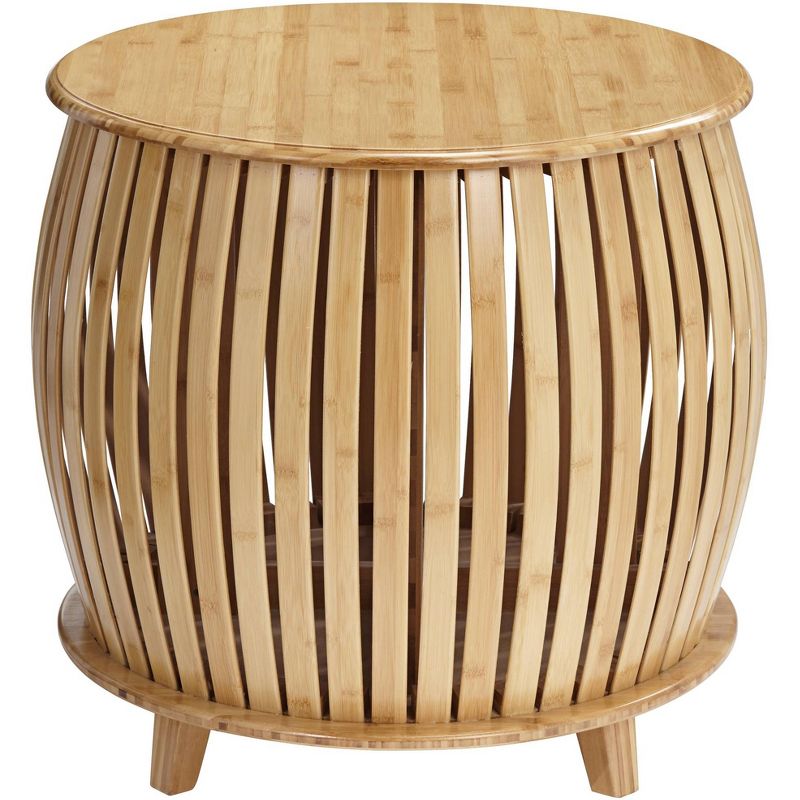 Elm Lane Artino Natural Bamboo Accent Table