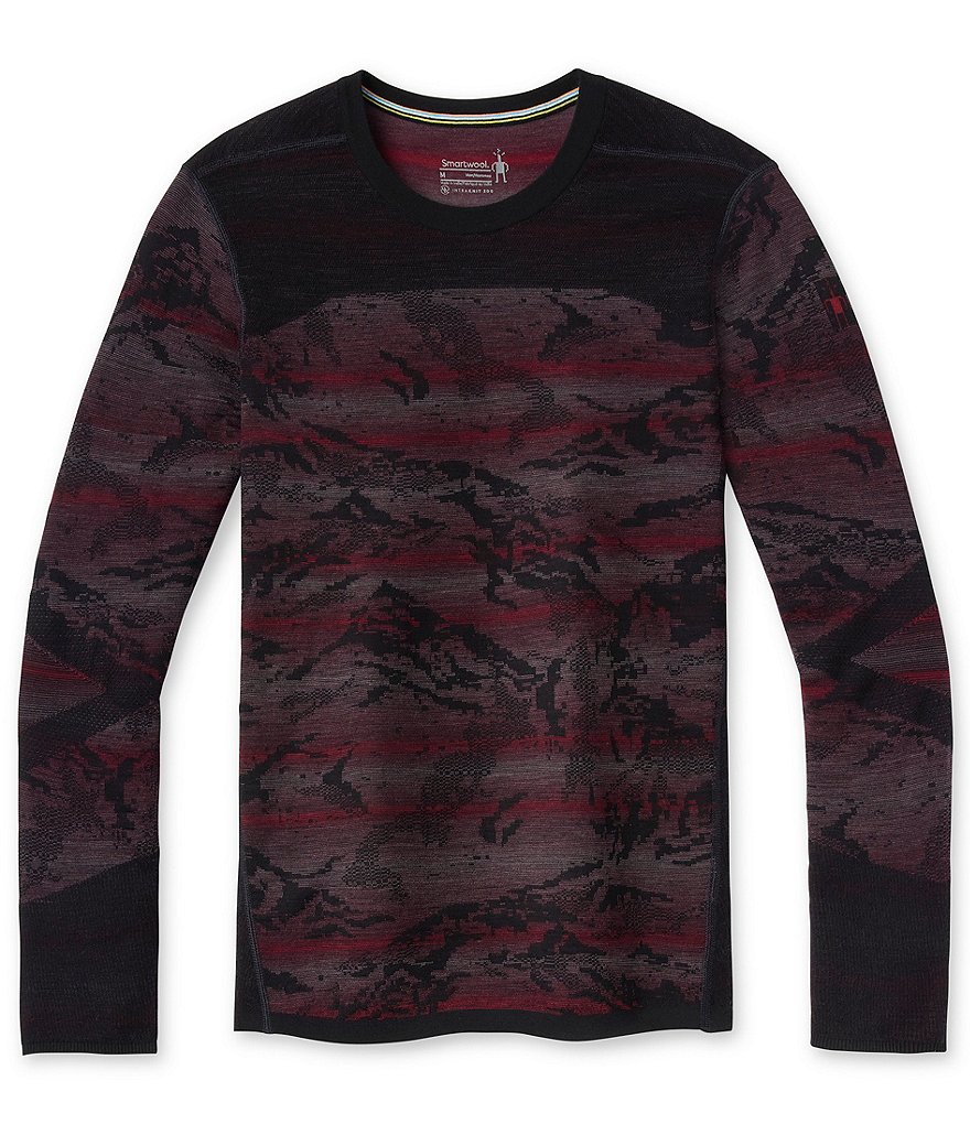 SmartWool Slim-Fit Intraknit Merino 200 Pattern Long-Sleeve Tee