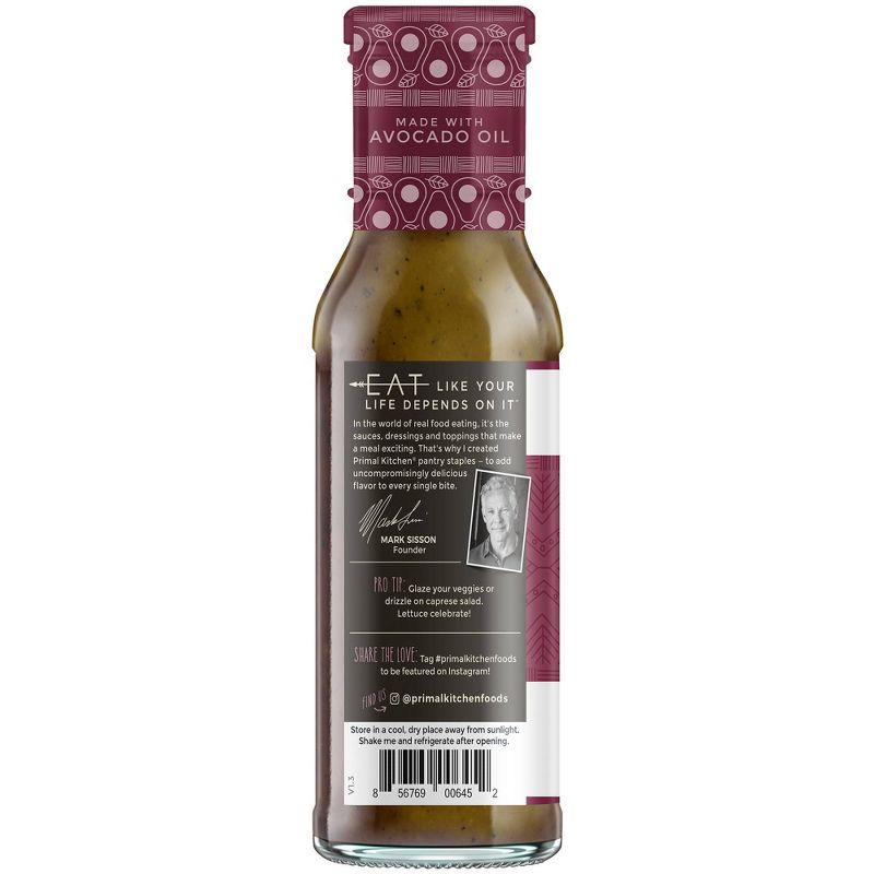 Primal Kitchen Balsamic Vinaigrette with Avocado Oil - 8fl oz