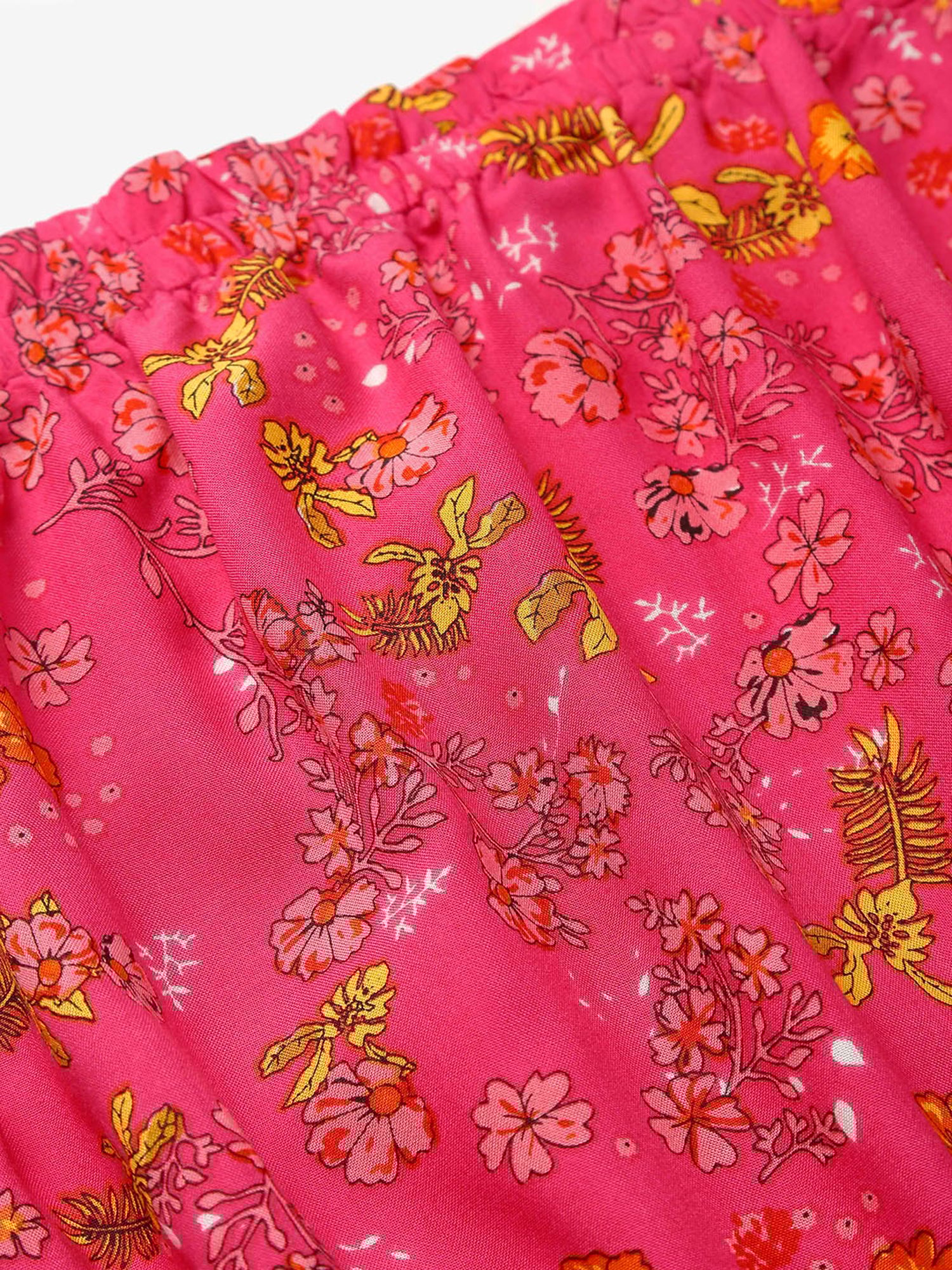 NEUDIS Pink Printed Tube Jumpsuit