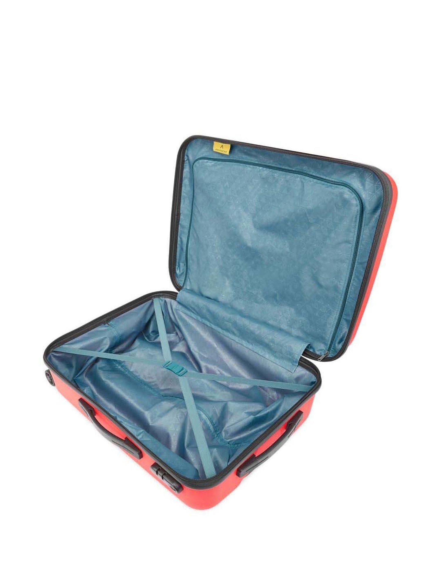 Aristocrat Endeavour Fiery Red TextuFiery Red Hard Medium Trolley Bag - 48 cm