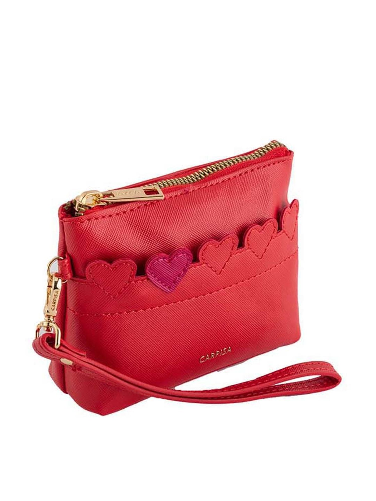 CARPISA Red Solid Coin Pouch