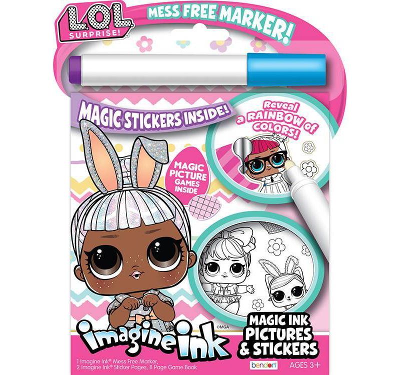 LOL Surprise Imagine Ink Easter Stickers