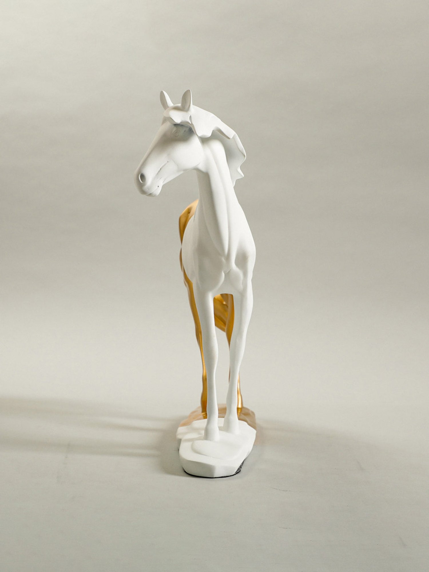 Tayhaa Brown Resin Fiery Tiger Head Showpiece