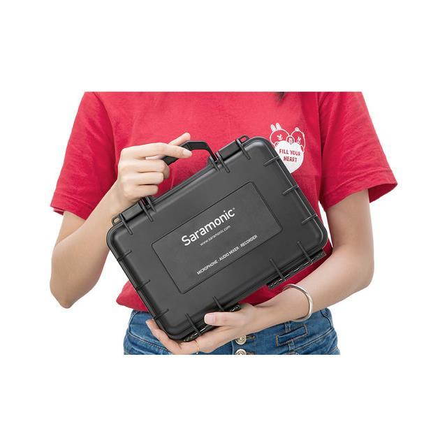 Saramonic SR-C6 Medium Hard Case, Impact-Proof & Watertight Equipment, Black