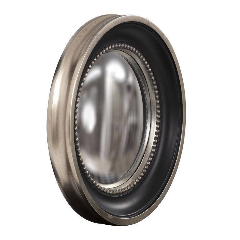 Round Patterson Decorative Wall Mirror Black - Howard Elliott