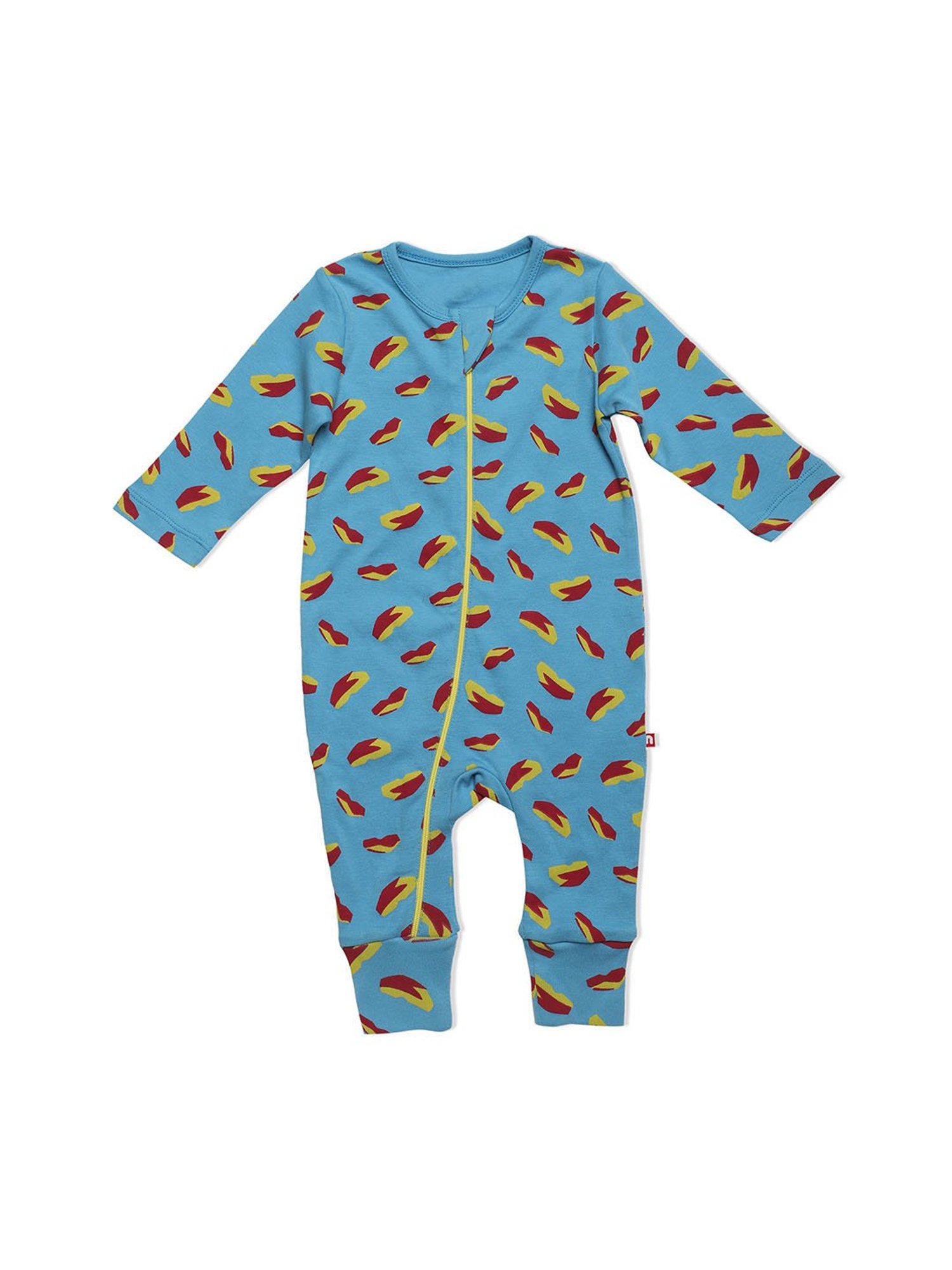 Nino Bambino Kids Blue Printed Romper