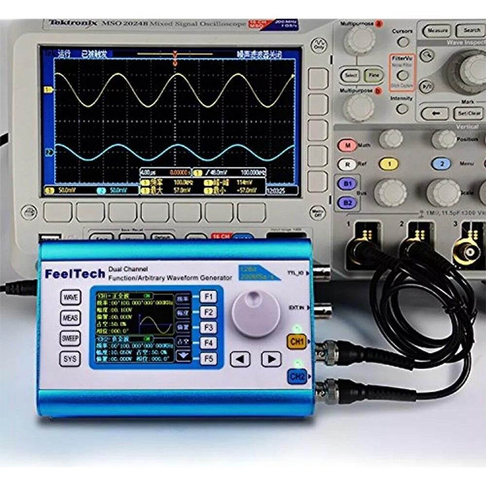 20MHz Digital DDS Dual-channel Signal Generator Arbitrary Waveform Function