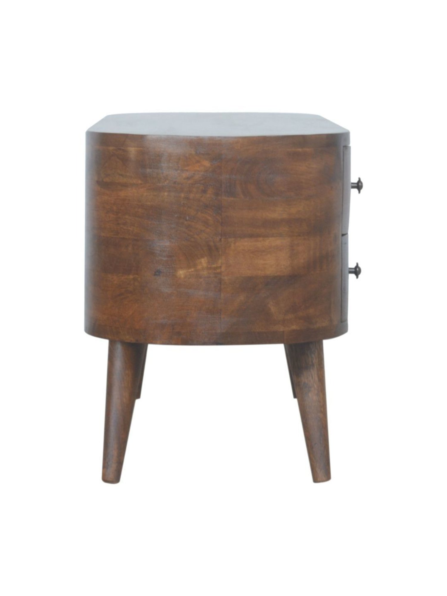 Artisan Furniture Brown Chestnut Rounded Entertainment Unit