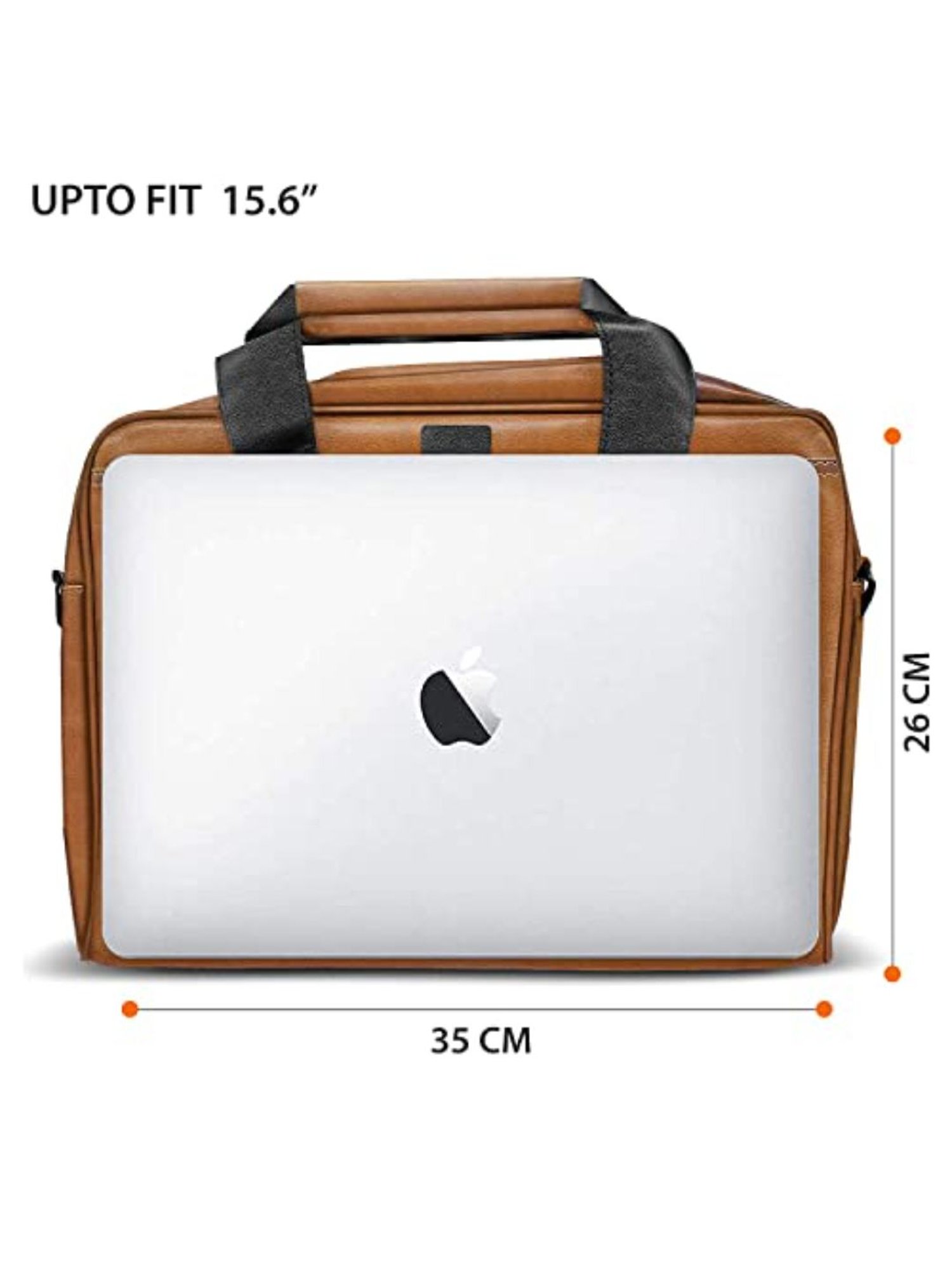 Gripp Urban Edge Laptop Messenger Shoulder Bag For Macbook Air Pro 11, 12, 13 and 15 (Camel)