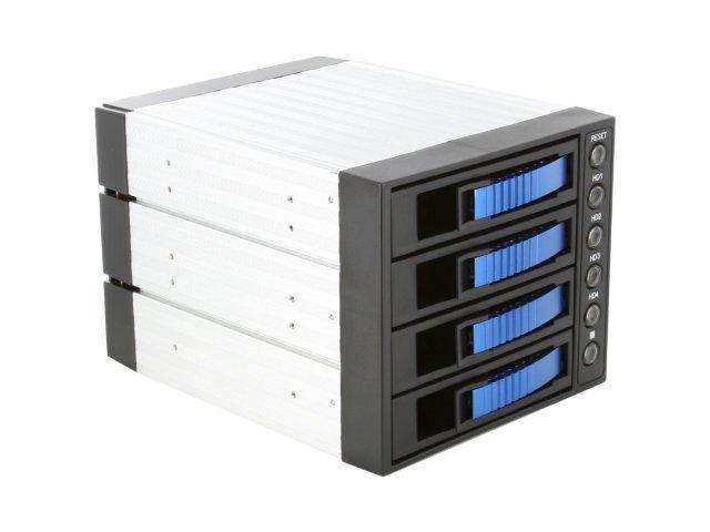 iStarUSA BPU-340SATA-RED 3x5.25" to 4x3.5" SAS/SATA 6.0 Gb/s Hot-Swap Cage