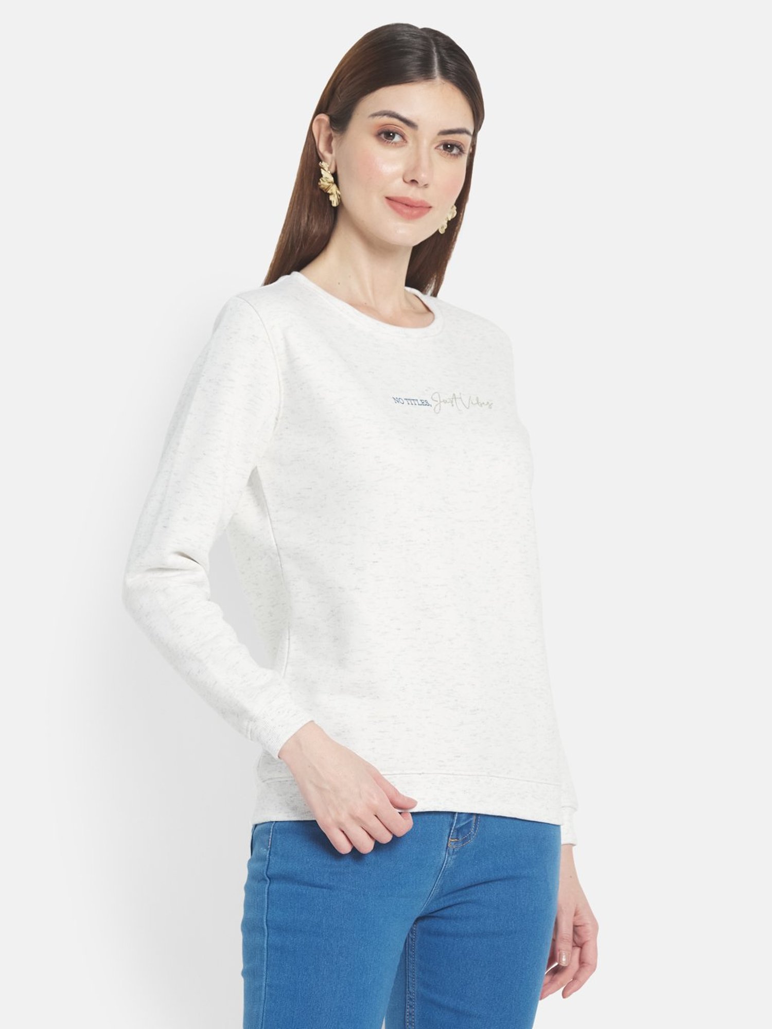 Belle Fille Yellow Patchwork Sweatshirt