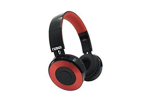 Naxa NE-974 Metro Wireless Headphones, Red