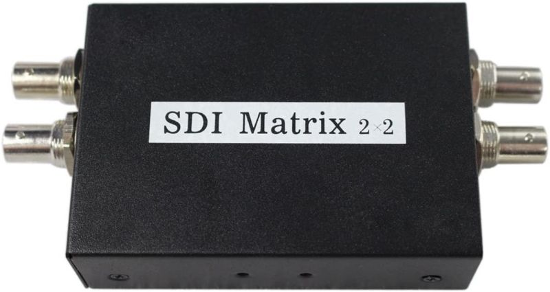 2x2 sdi Matrix ,2 SDI Input to 2 sdi Output Switch ,SDI 2x2 (Serial Digital Interface) switcher Support SD-SDI(270Mbps), HD-SDI(1485Mbps) and 3G-SDI(2970Mbps) Video Format