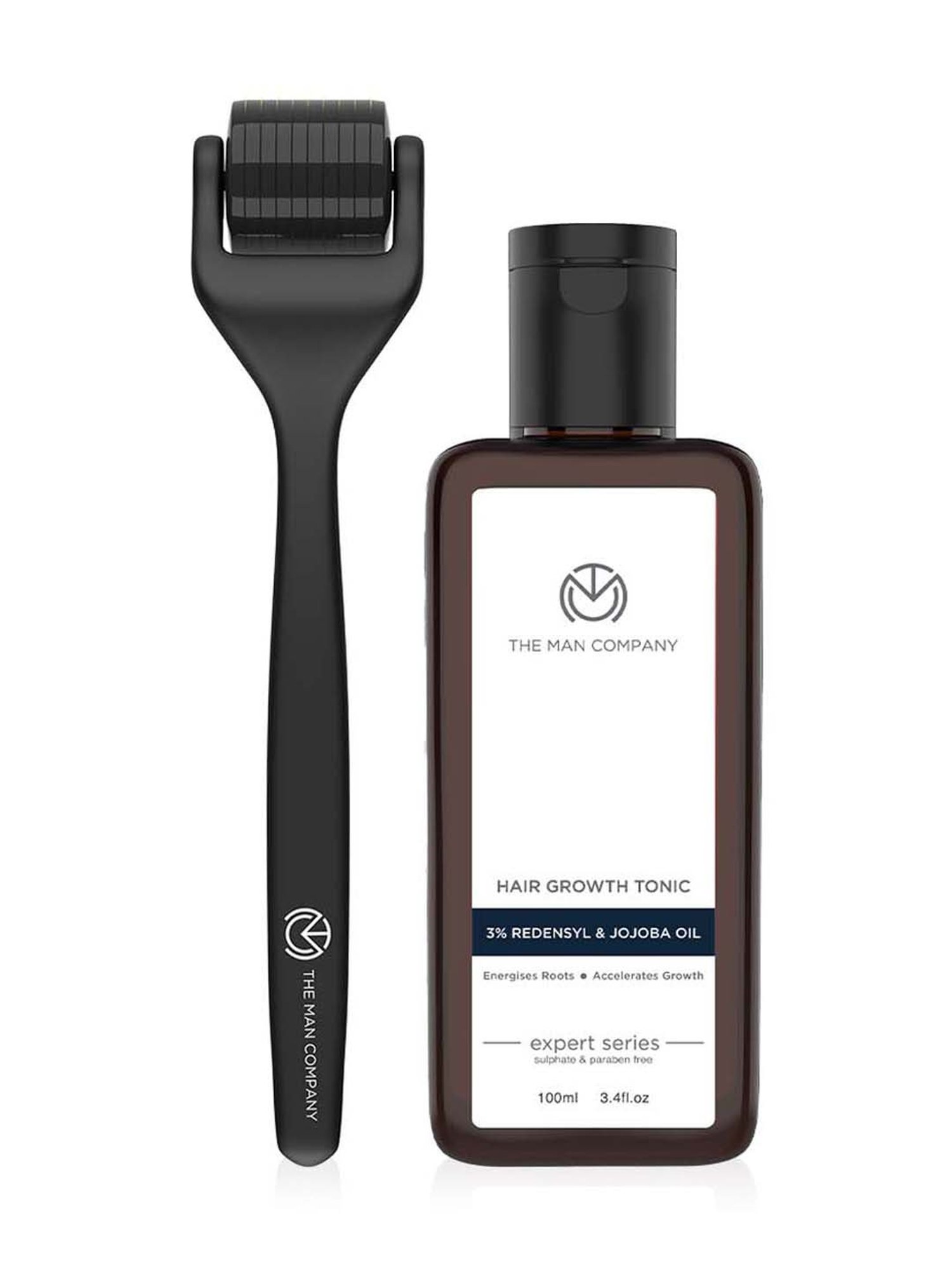 Zobha Vibrating Rose Quartz Roller - 55 gm