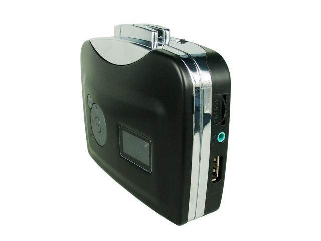 New Portable USB Cassette Tape to MP3 Converter Capture audio Music Player (Black)