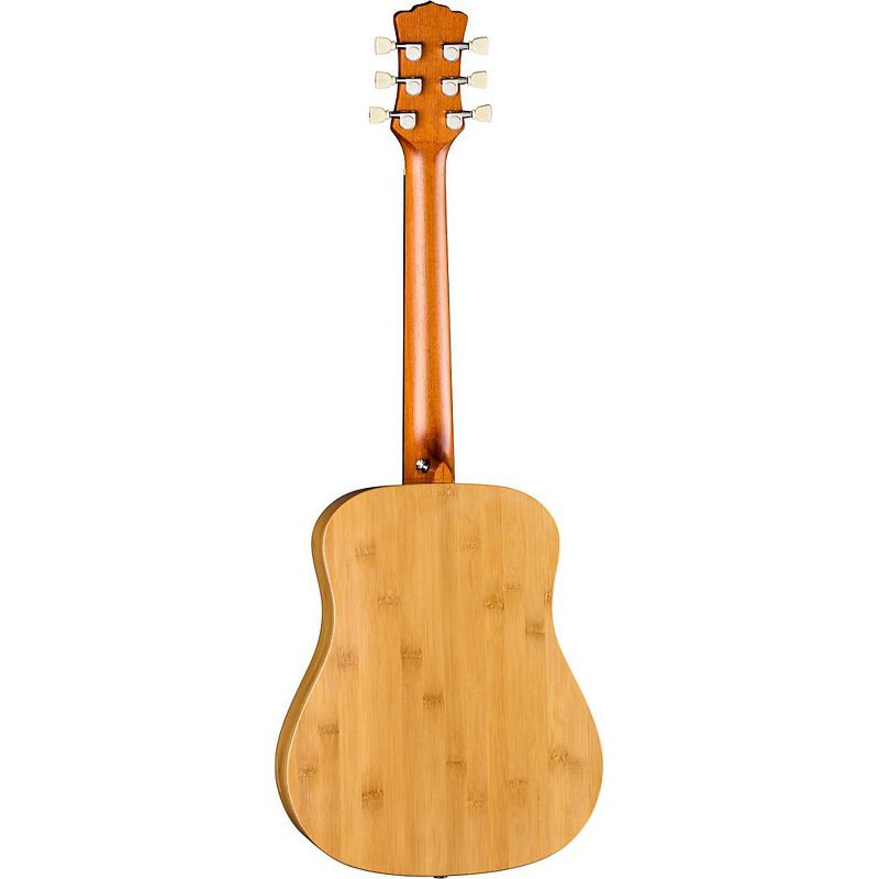 Luna Guitars Safari Bamboo 3/4 Satin Natural Acoustic Guitar Natural