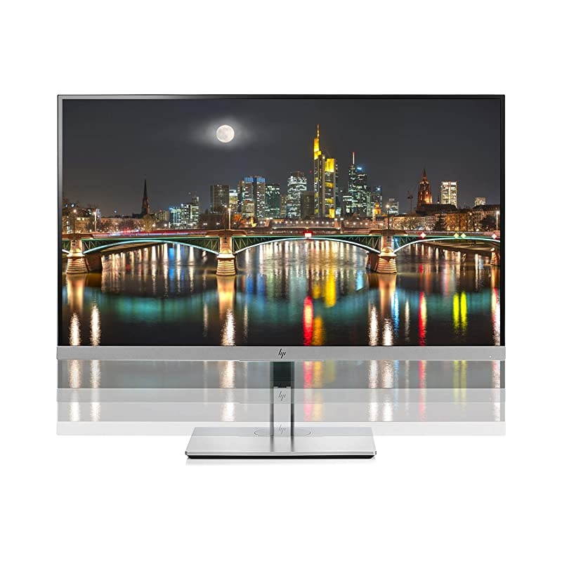 Business EliteDisplay E273 27" Screen Full HD LED-Lit Black/Silver Monitor 2-Pack