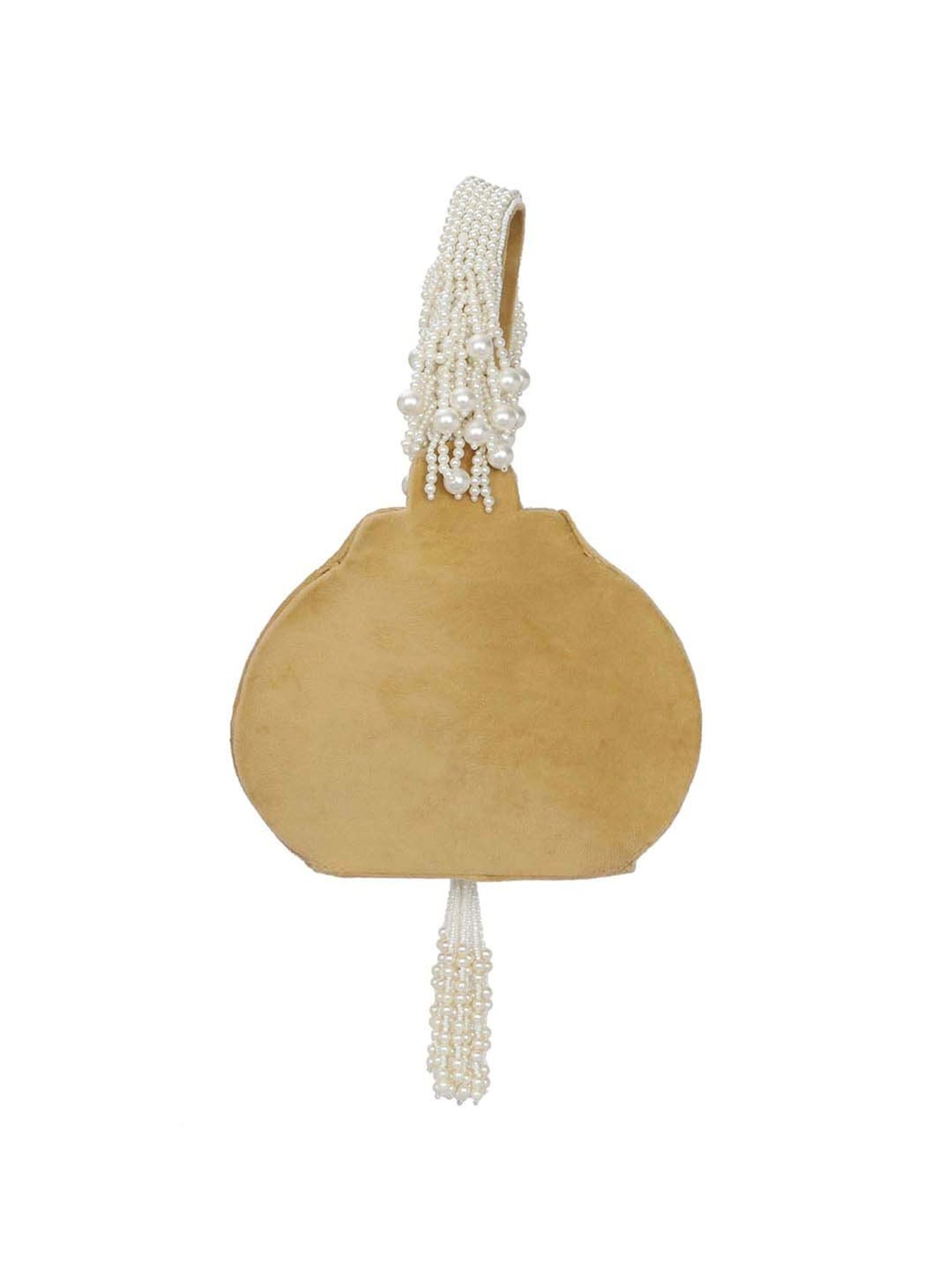 NR by Nidhi Rathi White Fabric Potli