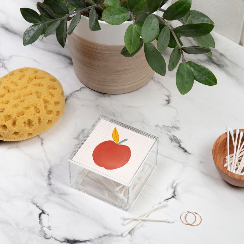 Hello Twiggs Red Apple 4" x 4" Acrylic Box - Deny Designs