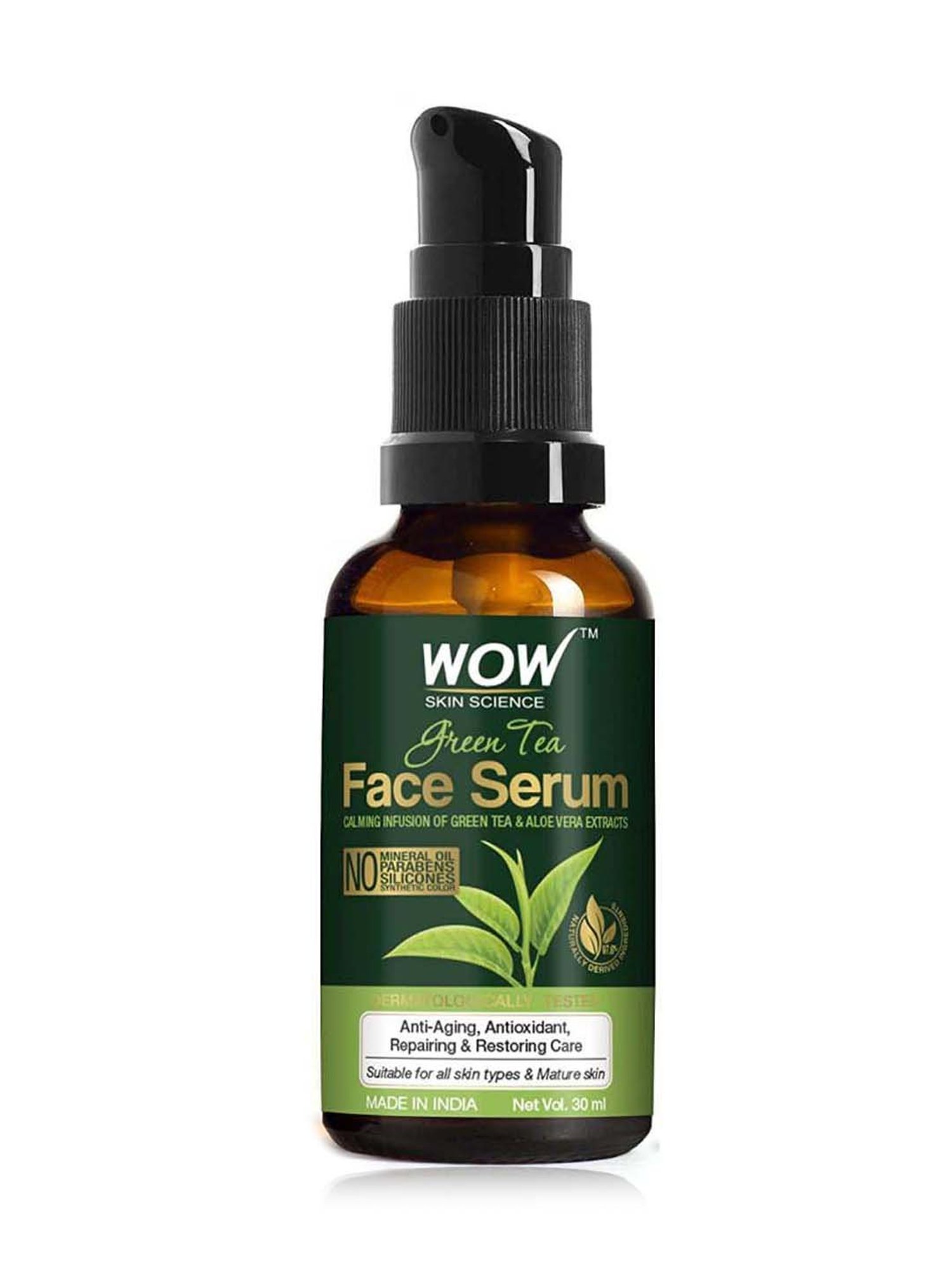 WOW Skin Science Green Tea Face Serum - 30 ml