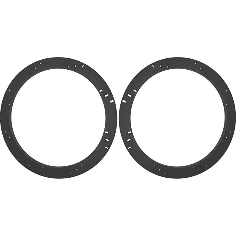 Subwoofer Speaker Spacers Depth Extender Extending Rings 12 thick ID 9 18 OD 78 1 Pair SSKK Stackable Perfect For Framing Fiberglass Enclosures