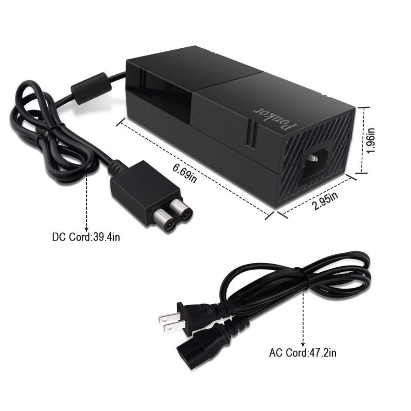 Xbox One Power Supply Xbox One Power Brick Power Box Power Block Replacement Adapter AC Power Cord Cable for Microsoft Xbox One