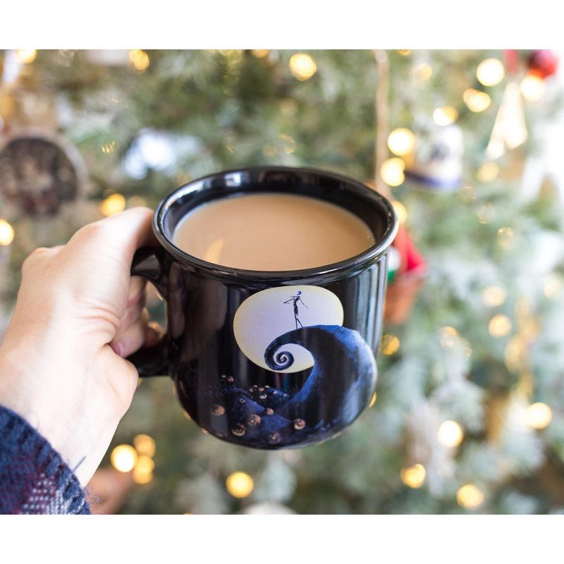 Silver Buffalo The Nightmare Before Christmas Jack Skellington Camper Mug | Holds 20 Ounces