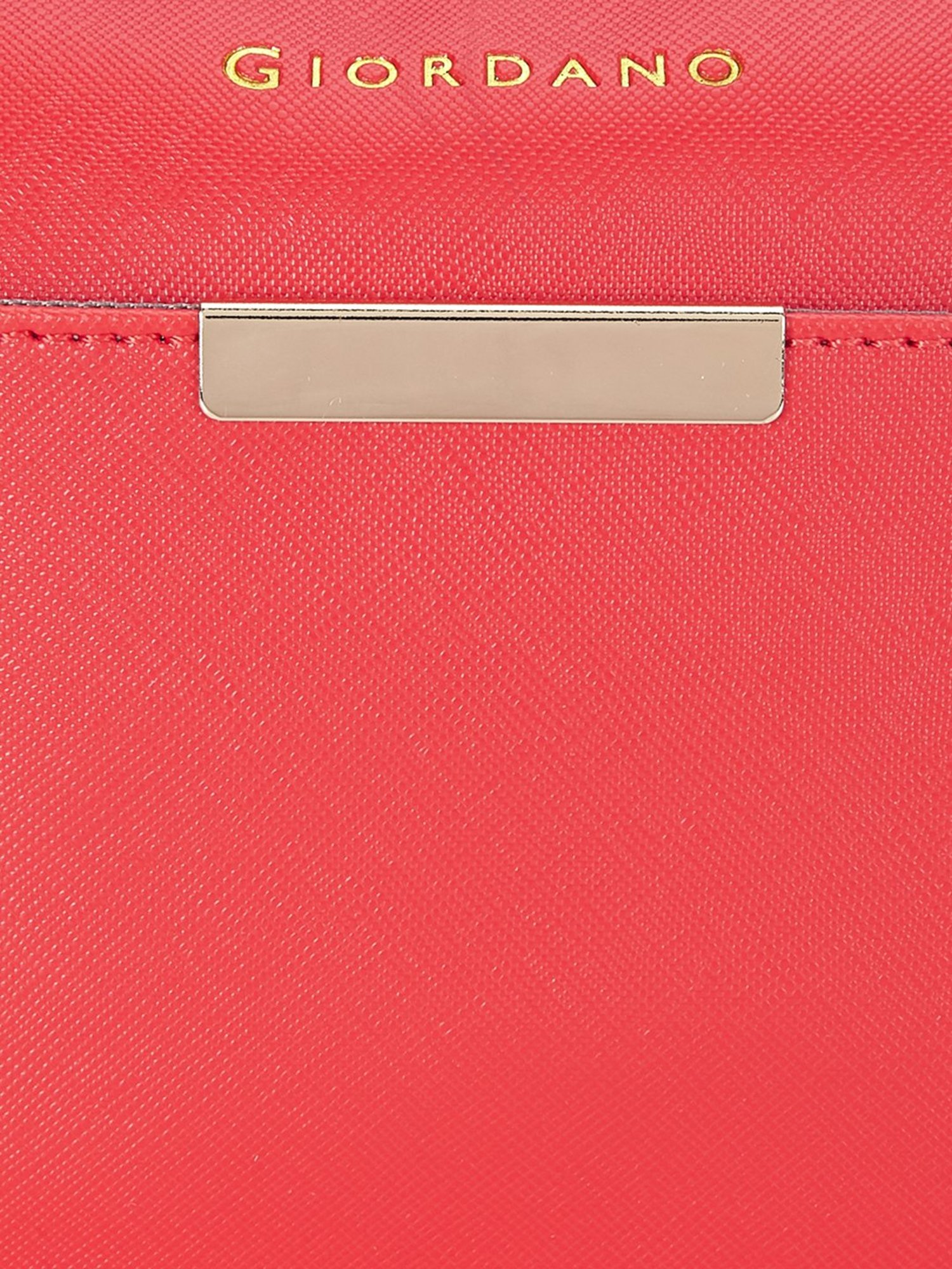 Giordano Red Solid Casual Wristlet Wallet for Women