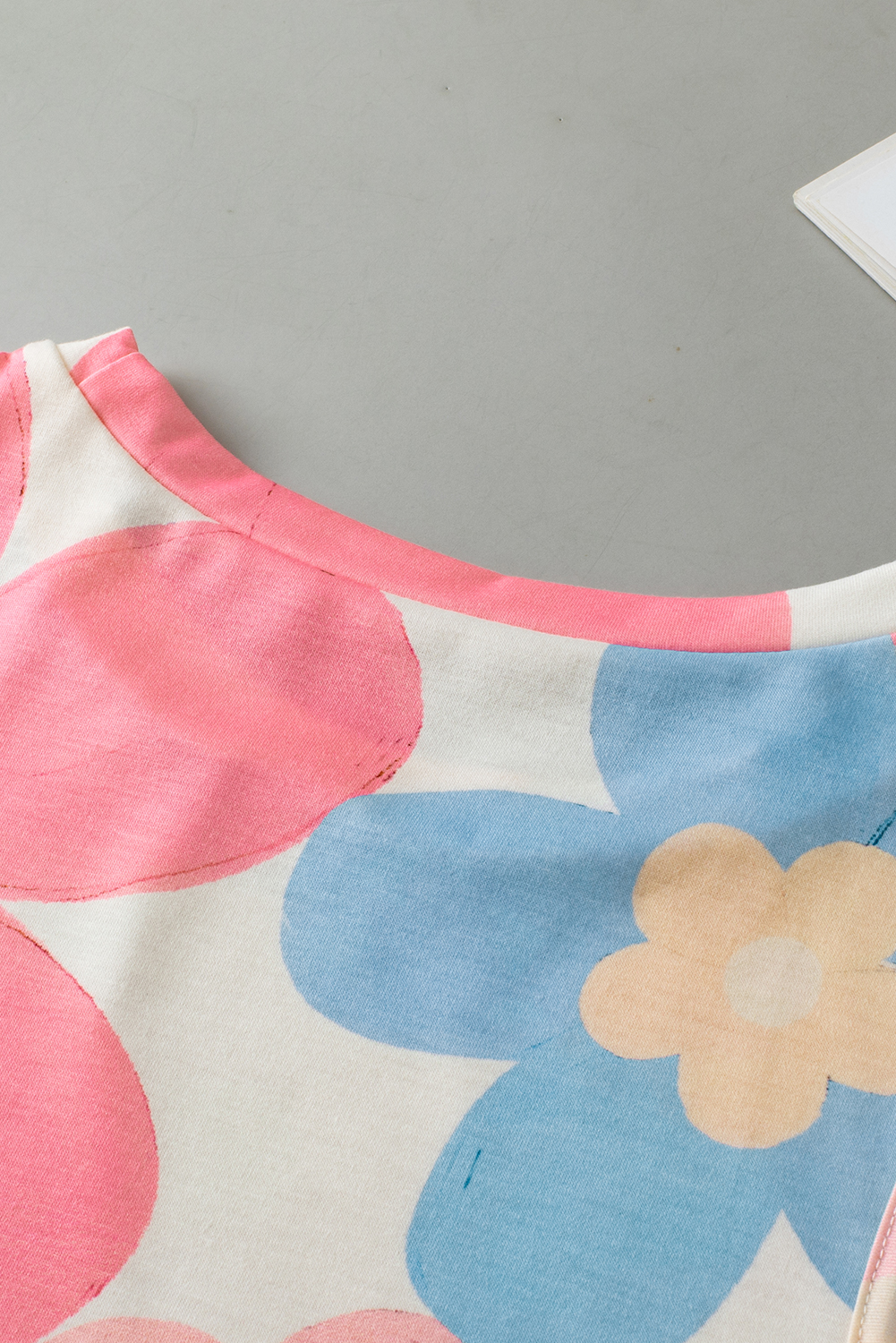 Pink Casual Solid Color Crew Neck Tank Top