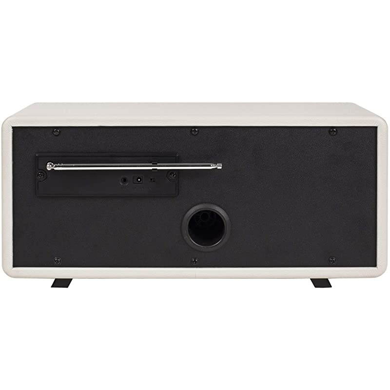 CR3037A-WS Harmony Modern Bluetooth FM Tabletop Radio, White Sand