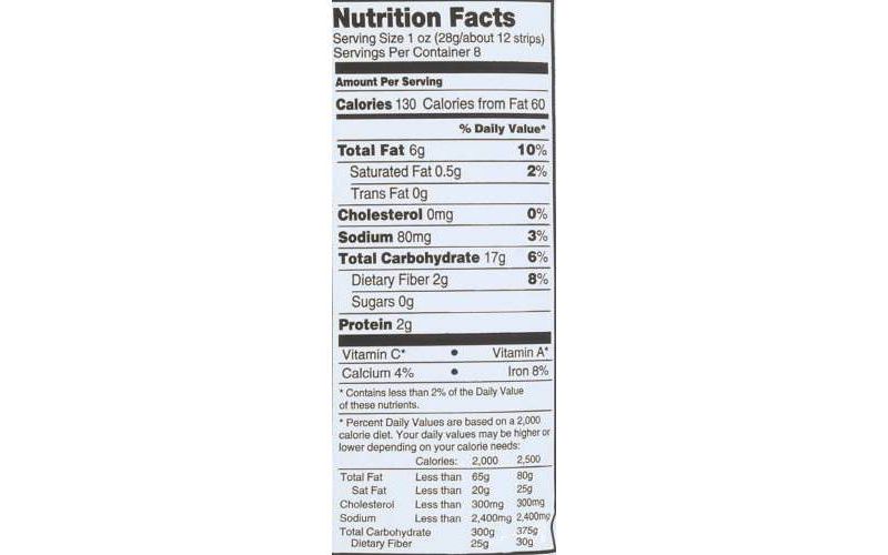 Green Mountain Gringo Tortilla Strips- 8 0z (Pack of 12)