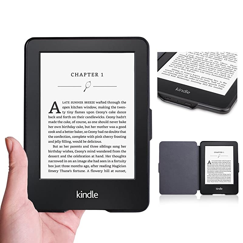Case for Kindle Paperwhite Prior to 2018Model NoEY21 or DP75SDI PU Leather Case Smart Protective Cover Only Fits Old Generation Kindle Paperwhite Prior to 2018