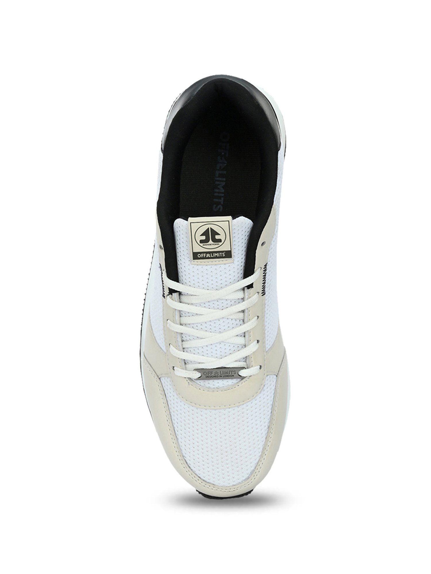 Off Limits Men's HARLEM Off White & Beige Casual Sneakers